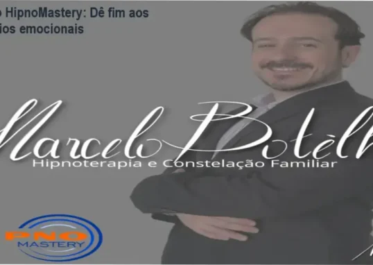 Imagem do curso Método HipnoMastery mostrando integração de hipnose, PNL e constelação familiar