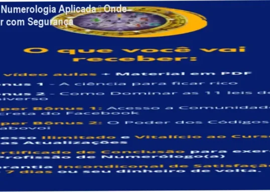 Método Numerologia Aplicada de Rafà Almeida – cupom de desconto exclusivo