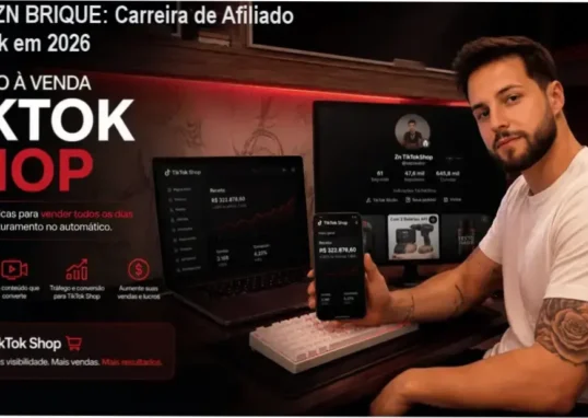 Método ZN BRIQUE carreira de afiliado no TikTok