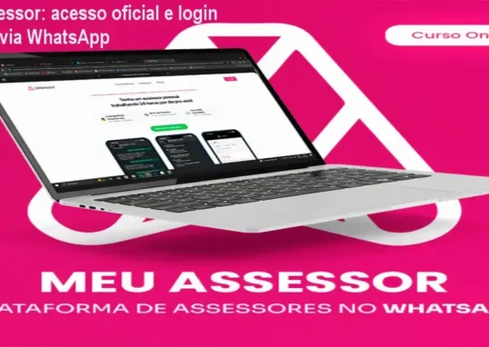 MeuAssessor download, acesso gratuito e licença oficial via WhatsApp