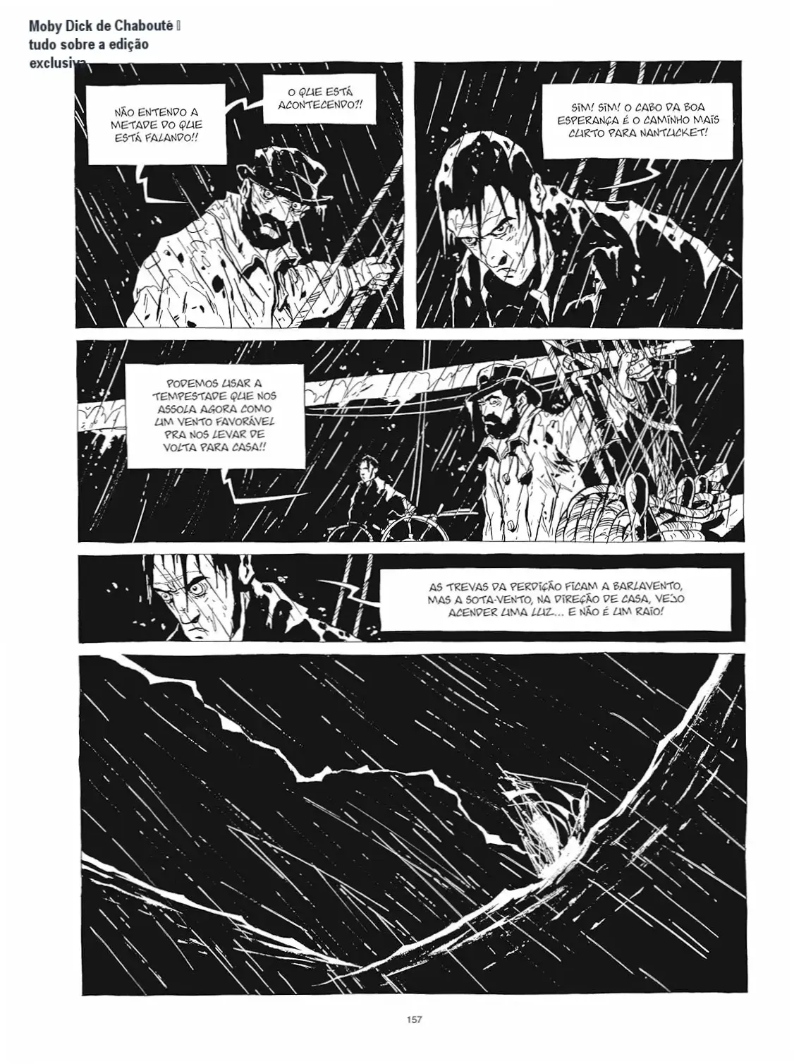 Moby Dick de Christophe Chabouté – cronograma de leitura e carga horária