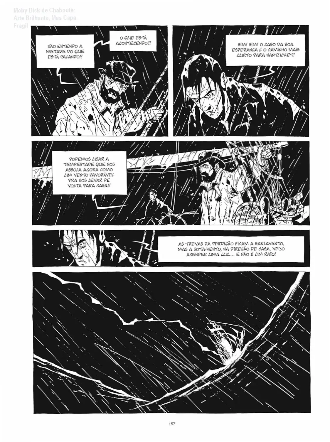 Moby Dick - Volume Único por Christophe Chabouté | cronograma de leitura e dedicação