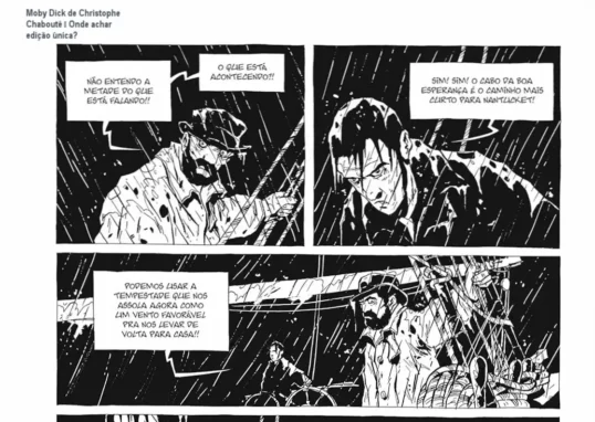 Moby Dick de Christophe Chabouté – cronograma de leitura e dedicação