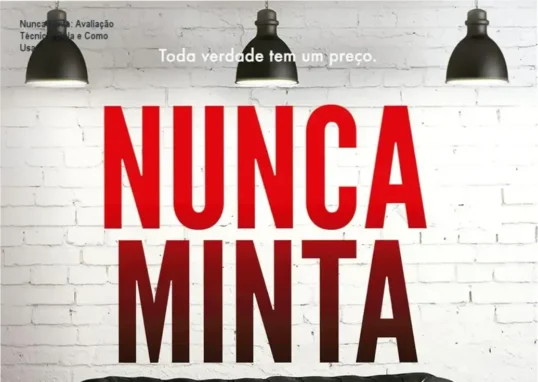 Capa do livro Nunca Minta de Freida McFadden, destaque para thriller psicológico