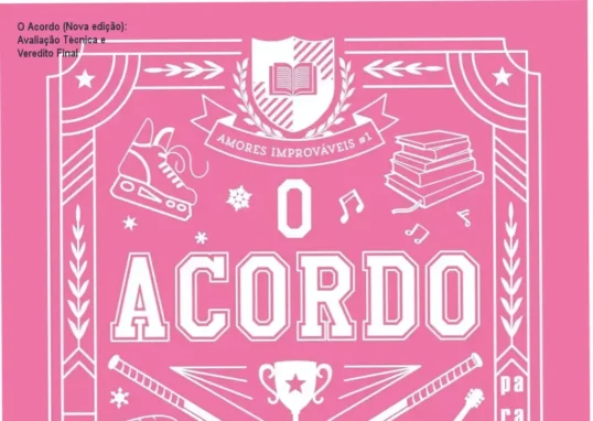 Capa especial de O Acordo (Nova edição) em formato de ebook, mostrando a nova arte de capa