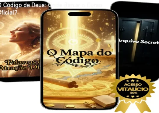 Tela mostrando o acesso vitalício ao curso O Código de Deus no site oficial