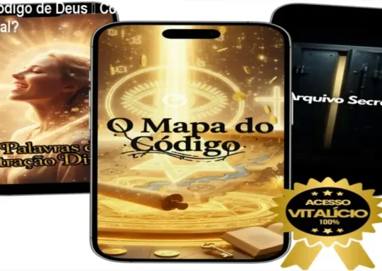 Captura da página oficial de download do curso O Código de Deus