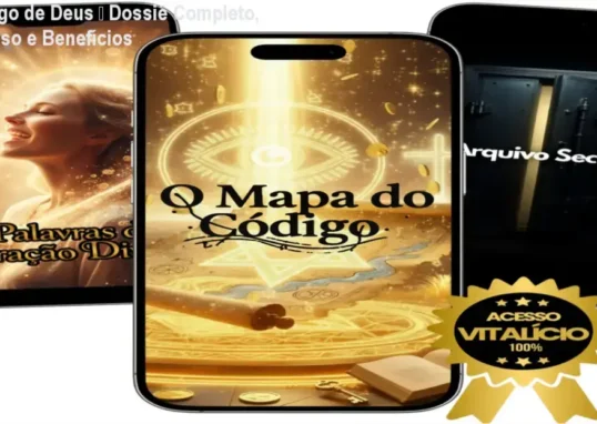 Tela do curso O Código de Deus mostrando o mapa estruturado de reprogramação mental