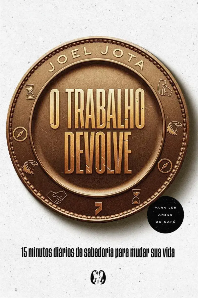 Capa do ebook O Trabalho Devolve de Joel Jota, método dos 15 minutos diários