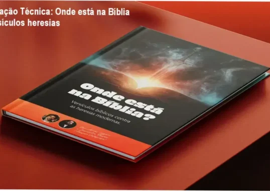 Capa do eBook Onde está na Bíblia mostrando versículos para combater heresias com desconto
