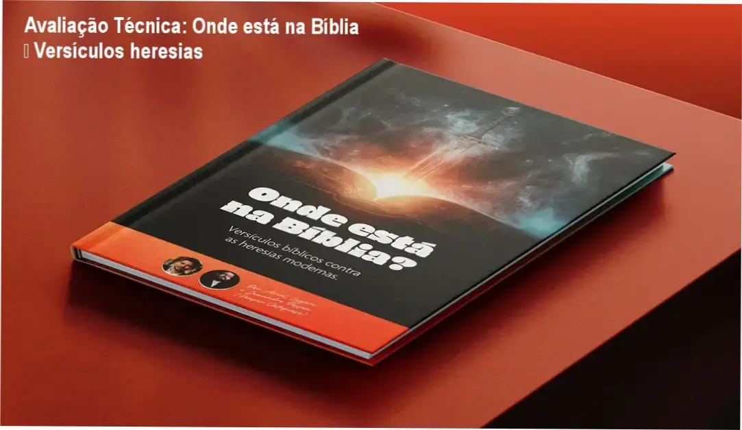 Capa do eBook Onde está na Bíblia mostrando versículos para combater heresias com desconto