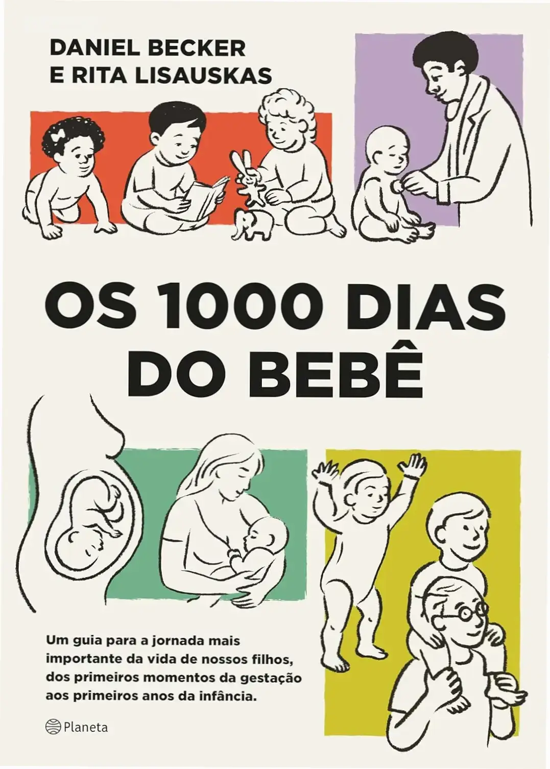 Capa do livro Os 1000 dias do bebê mostrando onde baixar oficialmente