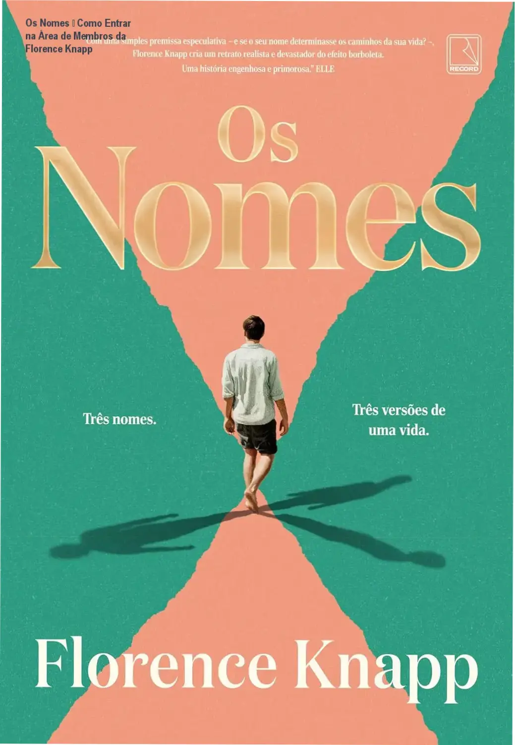 Os Nomes de Florence Knapp – login na área de membros da plataforma do aluno