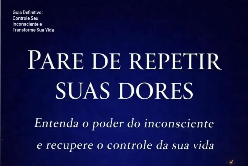 Ilustração mostrando a mente liberada do ciclo de dor após aplicar técnicas inconscientes