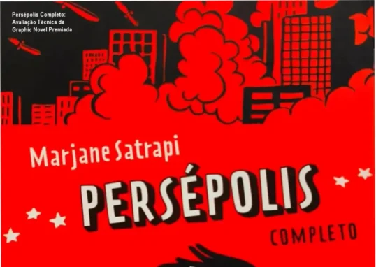 Capa do ebook Persépolis - Completo edição português, destaque da análise técnica