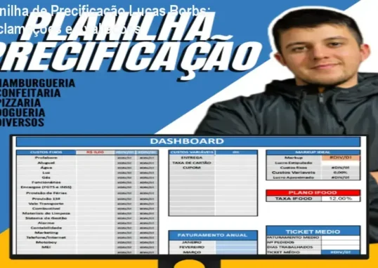 Planilha de Precificação Lucas Borbs – reclamações, avaliações e reputação