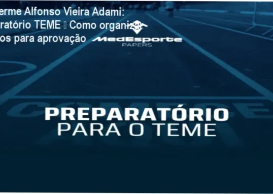 Preparatório para o TEME de Guilherme Alfonso Vieira Adami – cronograma de estudos intensivo