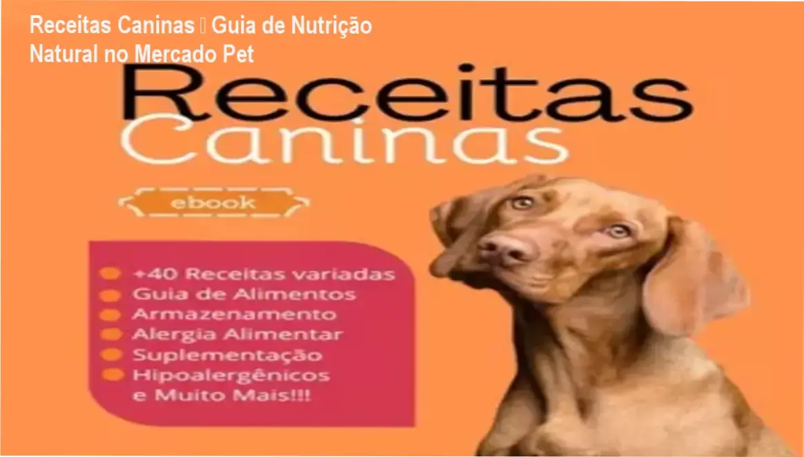 Receitas Caninas carreira e aplicação prática na nutrição natural de cães