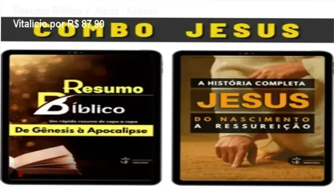 Resumo Bíblico + Jesus - R3ON Digital acesso vitalício