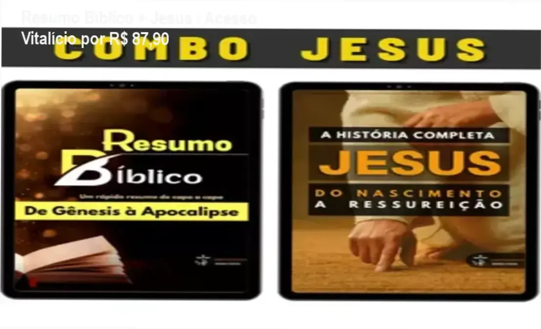 Resumo Bíblico + Jesus - R3ON Digital acesso vitalício