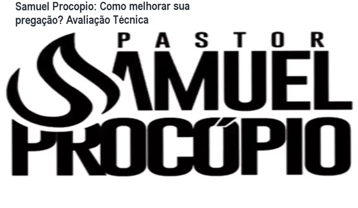 Samuel Procopio apresentando o curso Orador Fora do Comum para pregadores