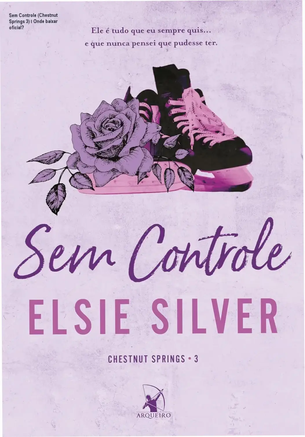 Capa do livro Sem Controle de Elsie Silver indicando download oficial