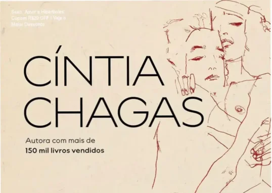 Sexo, Amor e Hipérboles de Cíntia Chagas – promoção com cupom de R$20 off