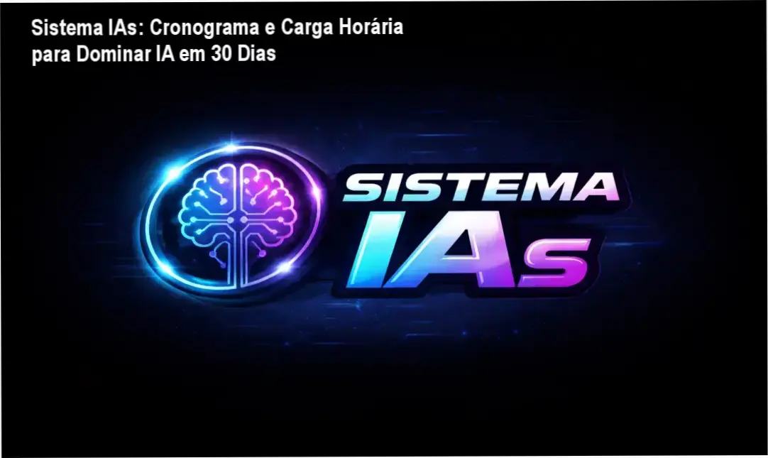 Sistema IAs cronograma de estudos e carga horária