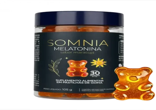 Goma de melatonina Somnia sabor maracujá, promoção oficial