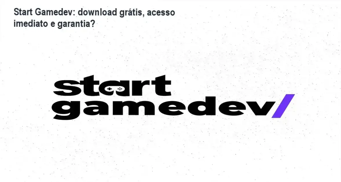 Start Gamedev de Wenes Soares Guimarães Júnior – download gratuito e acesso oficial
