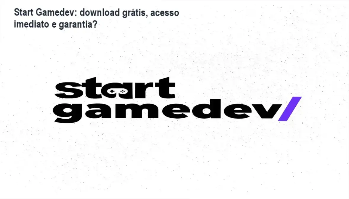 Start Gamedev de Wenes Soares Guimarães Júnior – download gratuito e acesso oficial