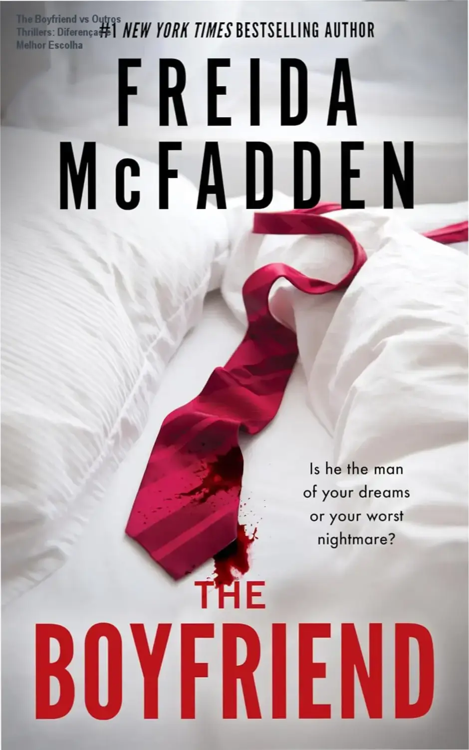 Capa do eBook The Boyfriend comparada a outros thrillers psicológicos