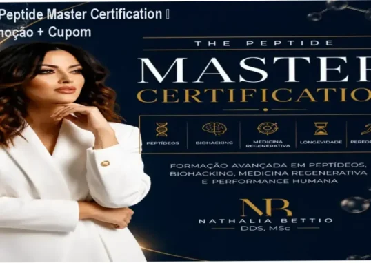 The Peptide Master Certification – Dra. Nathalia Bettio – promoção e cupom de desconto