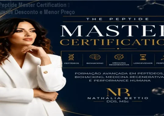 The Peptide Master Certification – Dra. Nathalia Bettio | cupom de desconto e preço reduzido