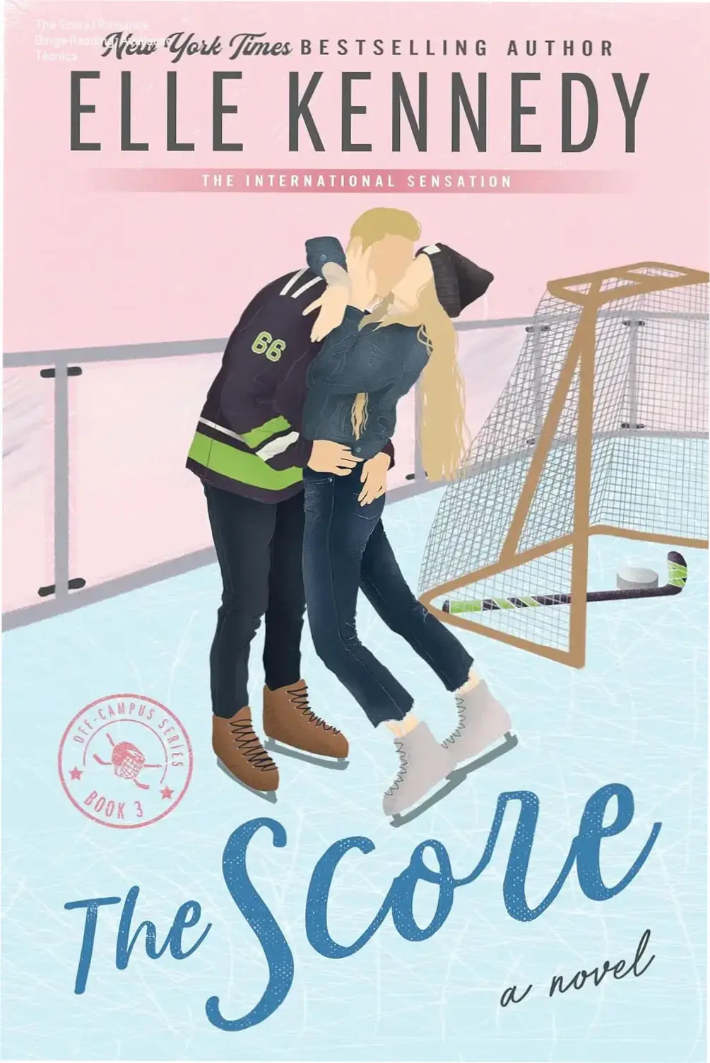Capa do eBook The Score de Elle Kennedy, romance hot com hockey