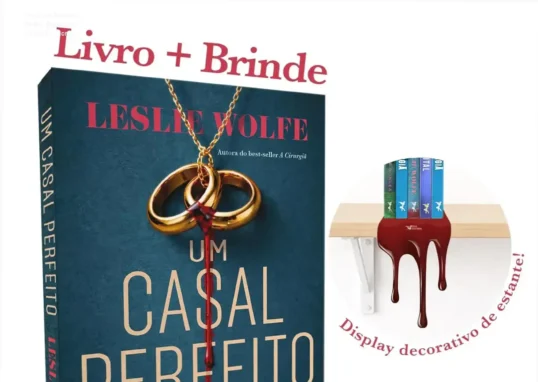 Capa do romance 'Um casal perfeito' da autora de A Cirurgiã, evidenciando suspense