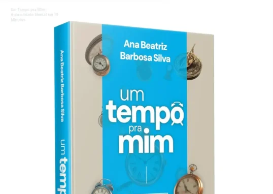 Capa do livro Um Tempo pra Mim mostrando prática de autocuidado mental em 10 minutos
