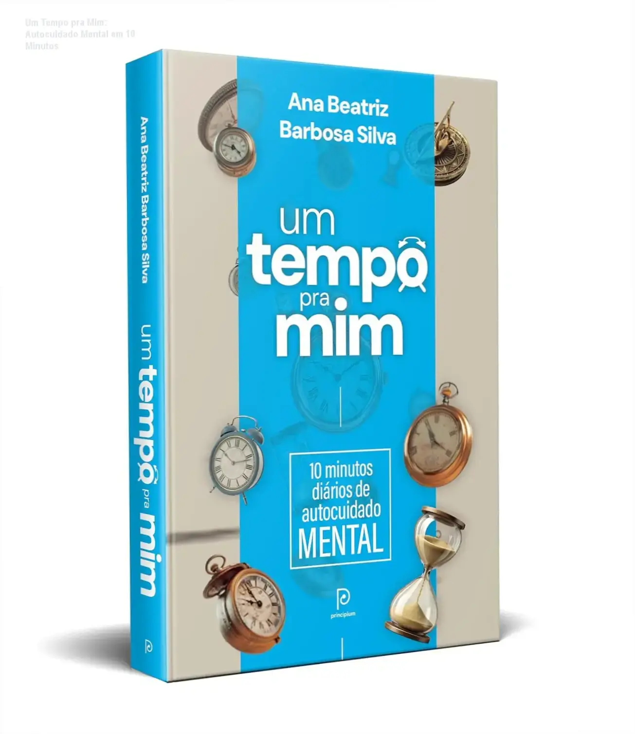 Capa do livro Um Tempo pra Mim mostrando prática de autocuidado mental em 10 minutos