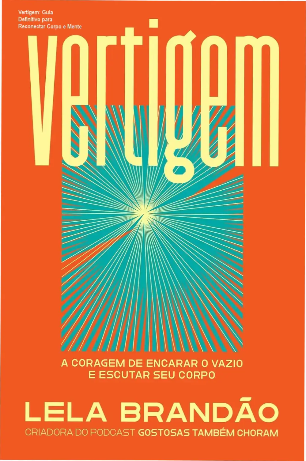 Capa do ebook Vertigem de Lela Brandão destacando a reconexão corporal