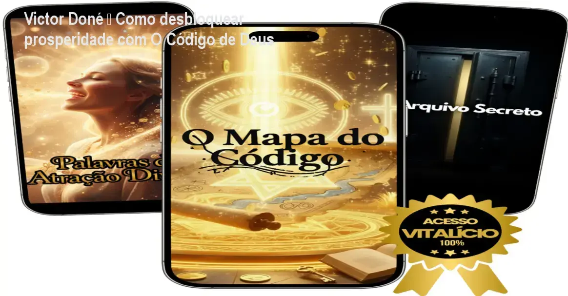 Victor Doné apresenta O Código de Deus, método para reprogramar a mente e atrair prosperidade.