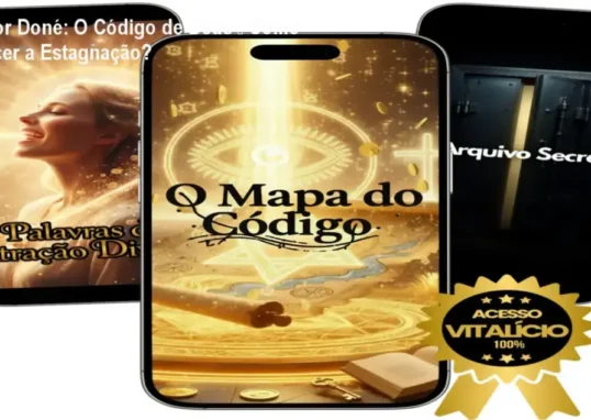 Victor Doné apresentando o curso O Código de Deus, focado em reprogramar a mente e atrair prosperidade
