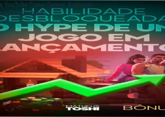 Comparativo visual do curso Viver de YouTube Como Gamer mostrando módulos, bônus e resultados reais