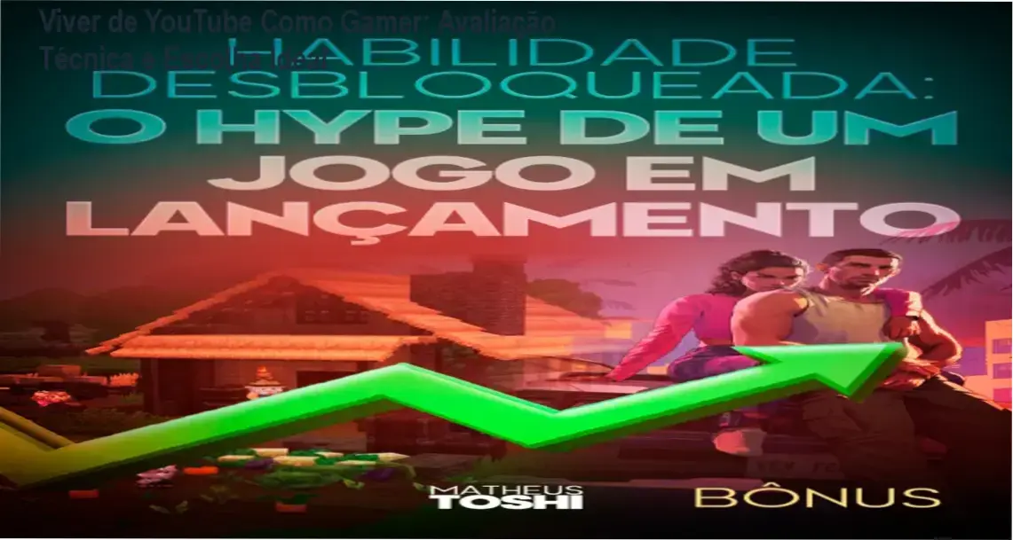 Comparativo visual do curso Viver de YouTube Como Gamer mostrando módulos, bônus e resultados reais