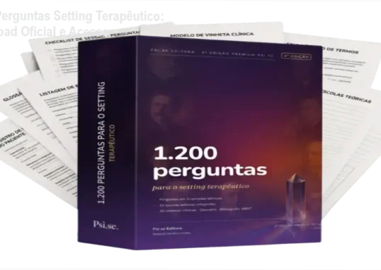 Capa do livro 1.200 Perguntas para o Setting Terapêutico 4ª Edição Premium em formato PDF digital