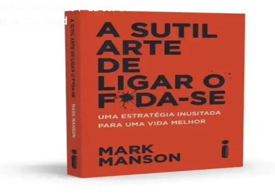 Capa do livro A Sutil Arte de Ligar o F*da-se com indicação de download oficial