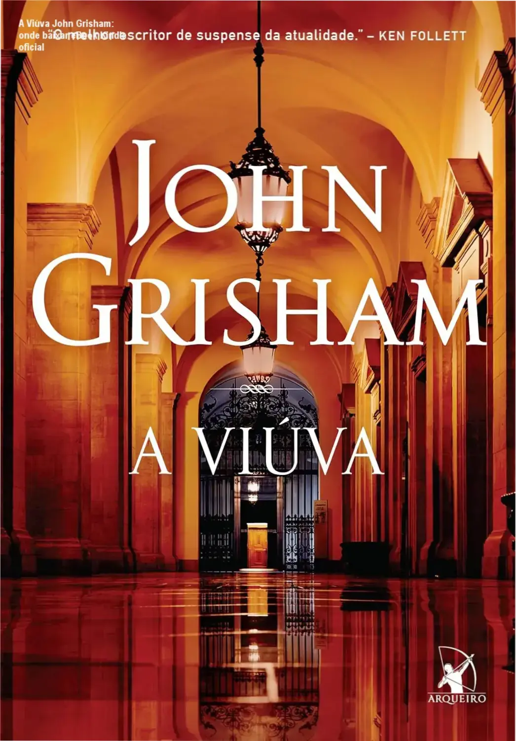 Capa do livro A Viúva de John Grisham em formato eBook Kindle