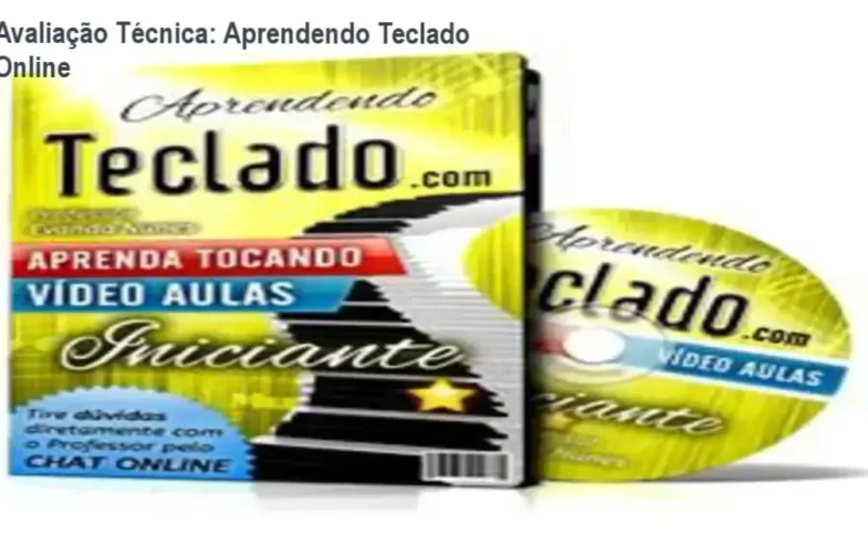 Guia explicativo sobre o produto digital Aprendendo Teclado Online