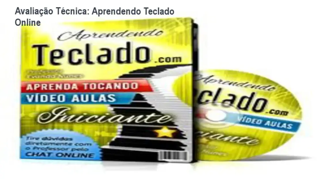 Guia explicativo sobre o produto digital Aprendendo Teclado Online
