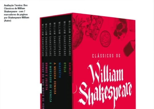 Guia explicativo sobre o produto digital Box Clássicos de William Shakespeare - com 7 marcadores de páginas por Shakespeare William (Autor)
