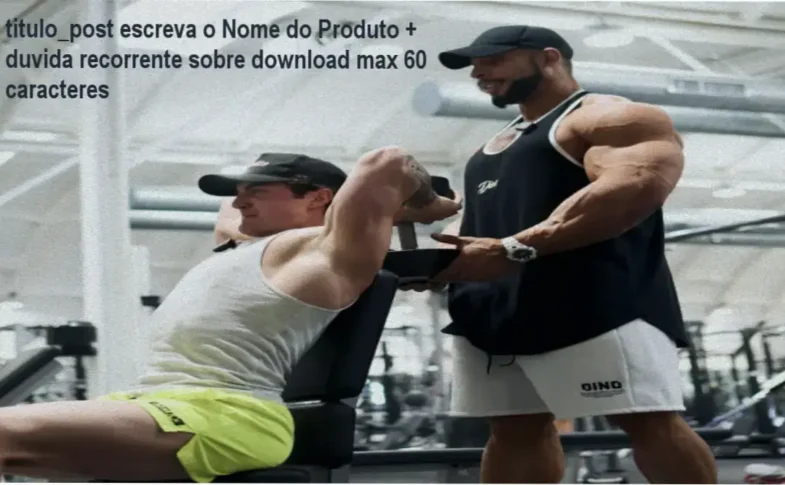 Tela do Dino App mostrando exercícios de musculação profissional